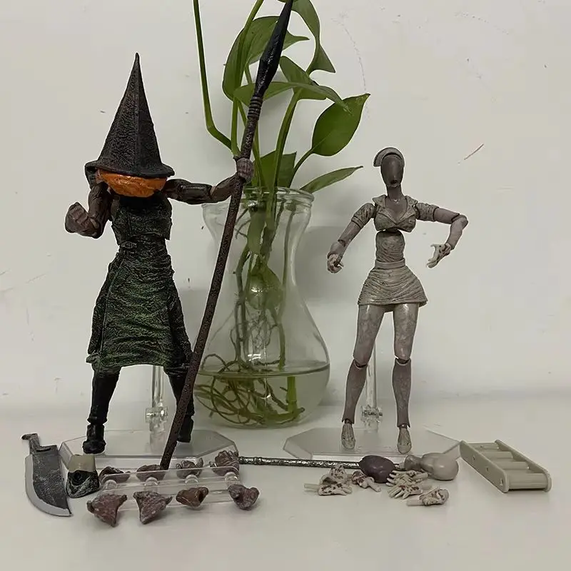 جديد فيجما سايلنت هيل 2 الشكل الأحمر هرم شيء فيجما Sp055 فقاعة رئيس ممرضة Sp061 عمل الشكل البلاستيكية تحصيل نموذج دمية لعبة