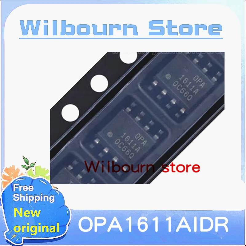 10PCS~50PCS/LOT OPA1611AIDR OPA1611A OPA1611AID 1611A SOP8 100% New Spot stock