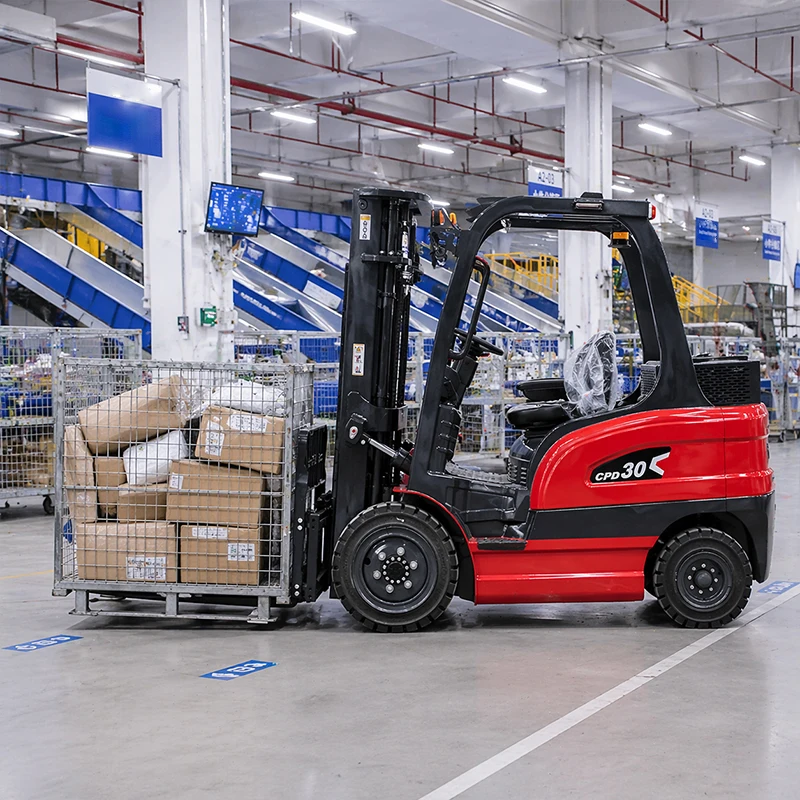 Premium CE 2T 2.5T AC Motor Drive Mini Electric Forklift Pallet Truck Lift Truck Electric Stacker Forklift Material Use