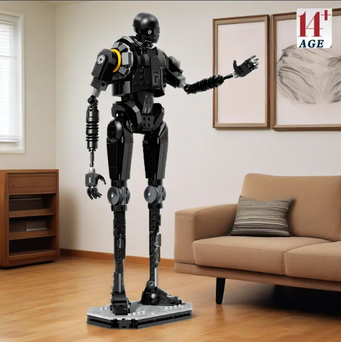 

2025 K2 Security Droid Building Blocks Robot 75434 Blocks 845PCS Model Bricks Assemble Toys Creative Children Christmas Gift