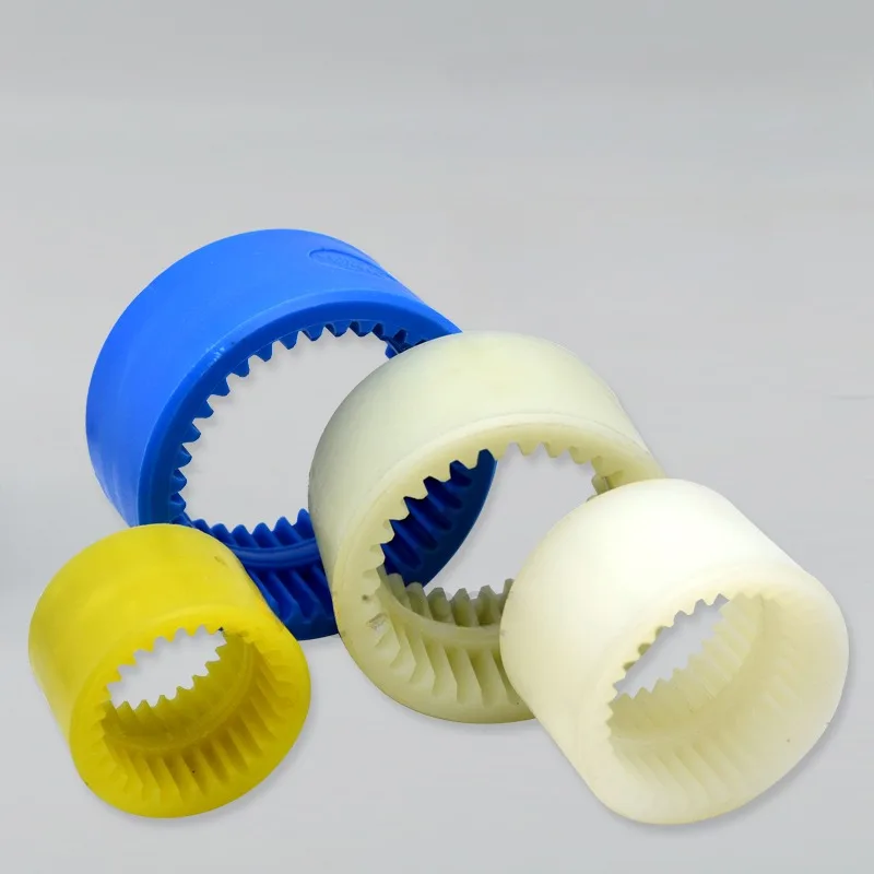 1PC Inner Tooth Nylon Sleeve Inner Tooth Gear Coupling Accessories Oil Pump Motor Special Joint High Torque Connection Sleeve