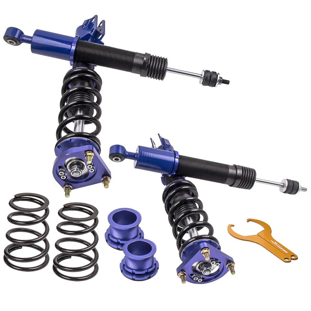 Coilovers Kit For Ford Mustang Base SN95 Convertible/Coupe 1994-2004 Height Adjustable Shock Absorber Coilovers Suspension