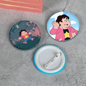 Bản vẽ hoạt hình cho ba lô, trâm cài tròn, trang trí túi, phụ kiện thủ công, vũ trụ Steven, in hình HD tròn, 32mm, 44mm, 58mm 8 Bán hàng chính Casaco Steven Universe - №2