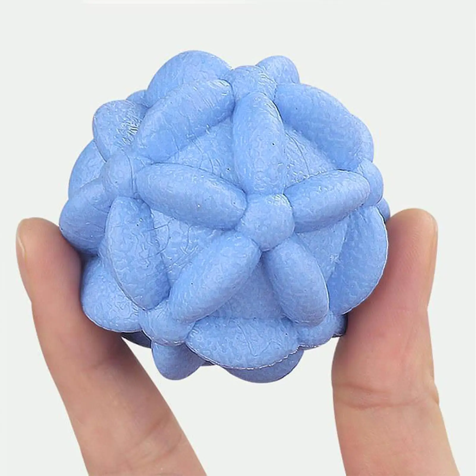 Blue Durable Massage Ball: Portable Fascia Roller for Leg, Back, Arm, Shoulder   Wear Resistant & Multifunctional