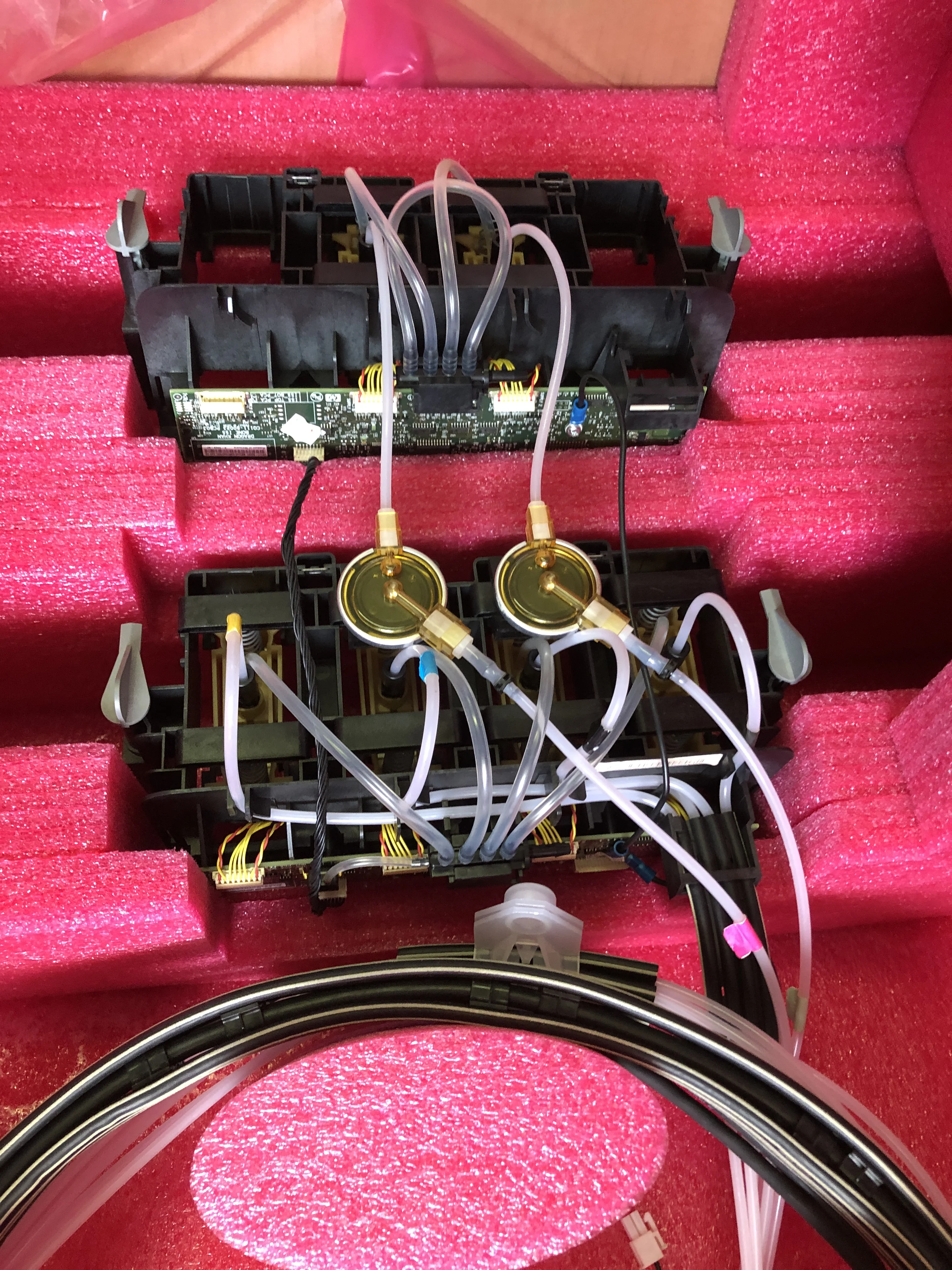 

НОВАЯ система чернильных трубок F2L46-67004 H-P Designjet T7200 42 дюйма + кабель SRK и TC SERV POJAN, чернильный плоттер, трубки с печатающей головкой POJAN