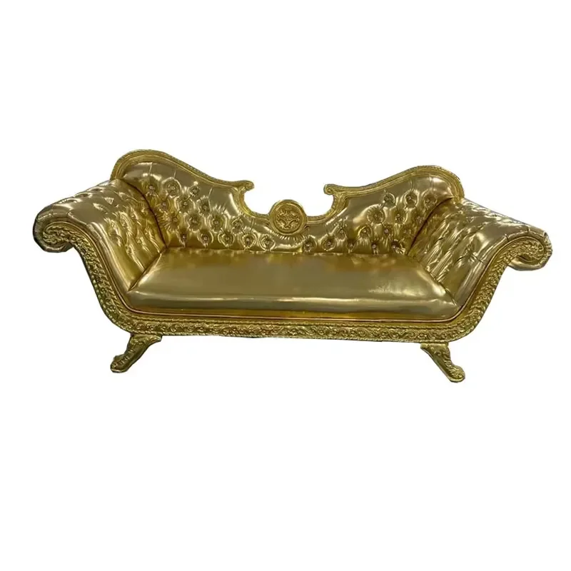 Luxury Modern Throne Chairs Wedding Hotel Lobby Reception Sofa Set Bride Groom Furniture