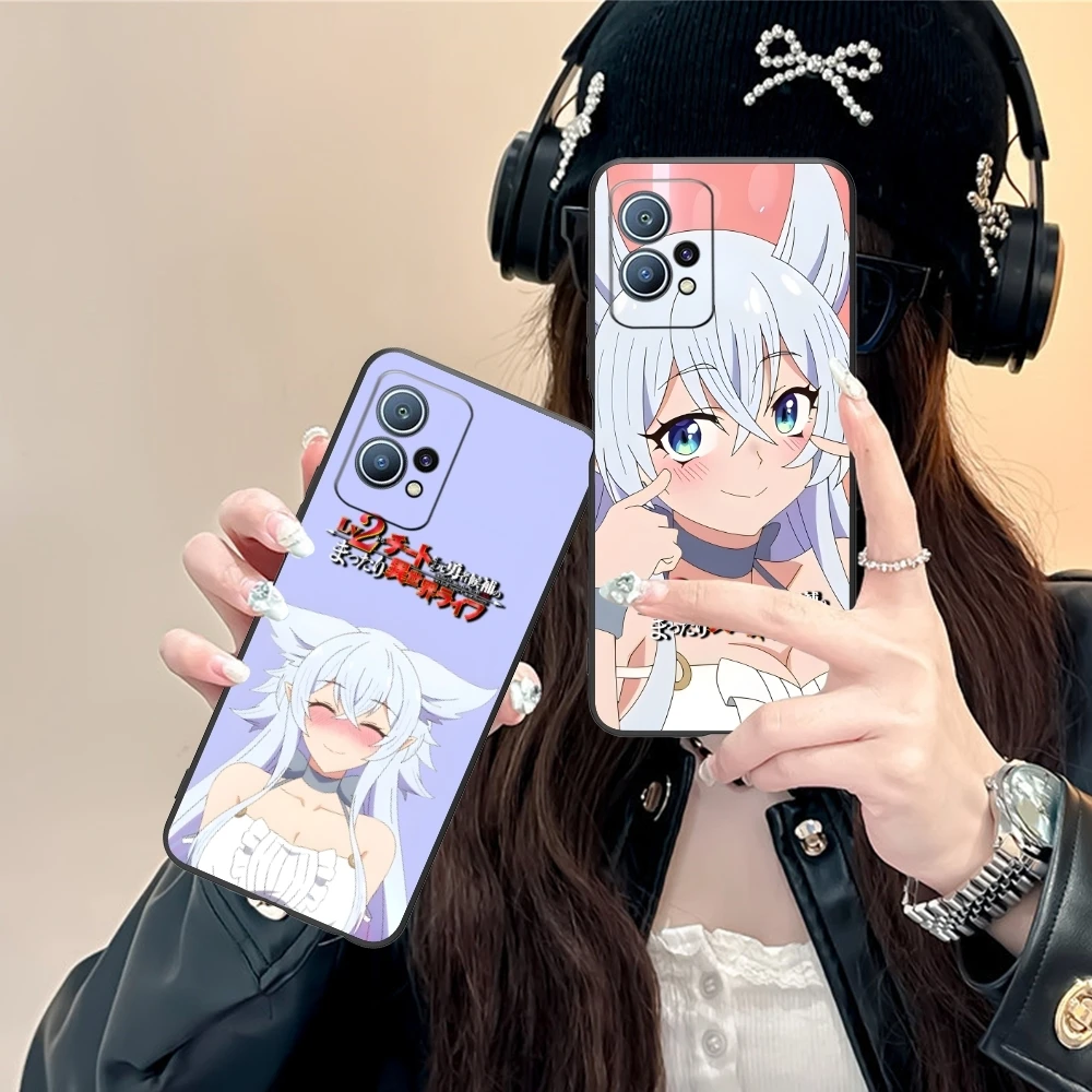 Anime Fenrys Cute Mobile Cell Phone Case for Huawei P60 P50 P40 P30 P20 P10 P9 P8 Pro Lite Plus Black Soft Phone Cover Shell