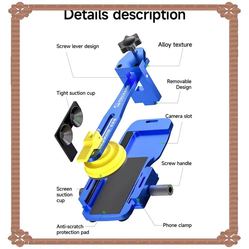 

24-часовая доставка MECHANIC CP7 ЖК-экран мобильного телефона, приспособление для открытия, без нагрева, свободно регулируемый, сильный всасывающий дисплей, пульт дистанционного управления