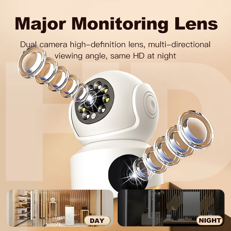 WiFi night vision home with a full-color high-definition video camera recording camera phone long-distance view outdoor surveill