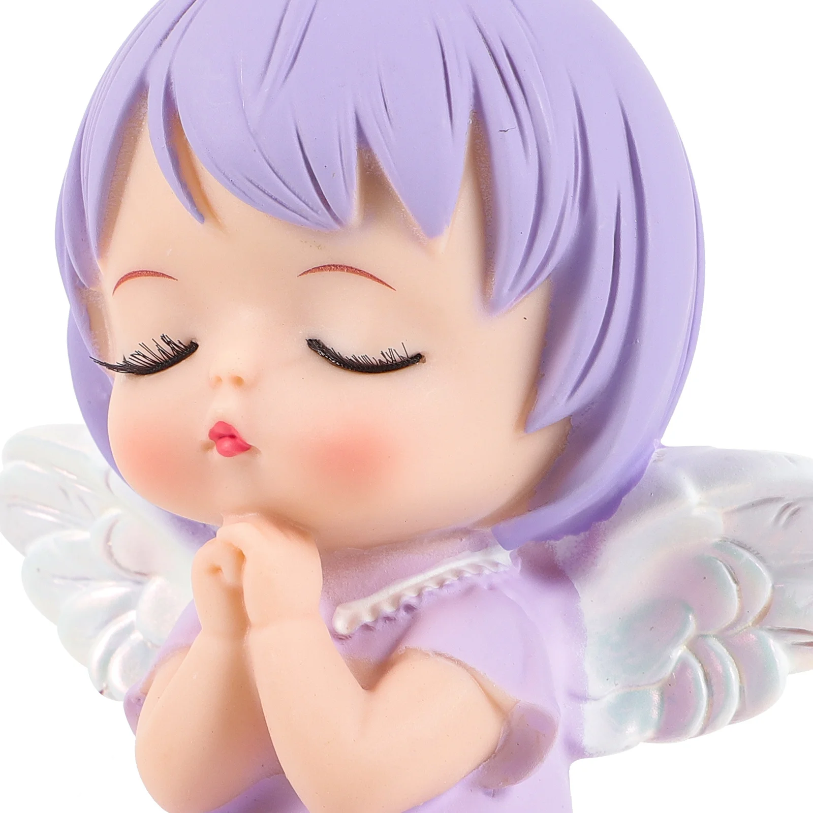 

2Pcs Exquisite Cake Topper Cute Angel Style Premium Vinyl Ornament for Children Party Wedding Dessert Decoration