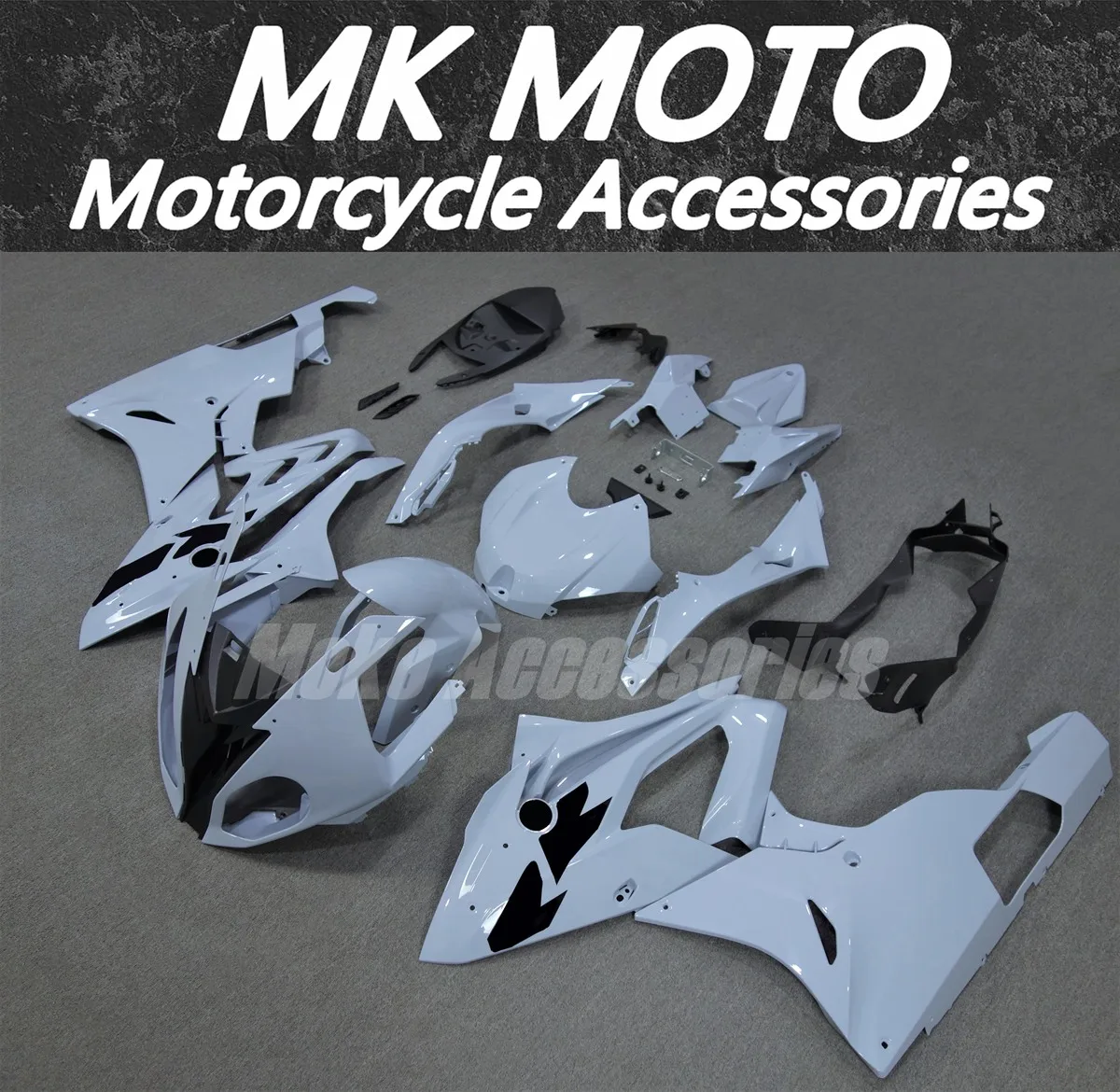 Moke moto Motorcycle Fairings Kit Fit For S1000rr 2015 2016 Bodywork Set 15 16 High Quality ABS Injection Black Gray