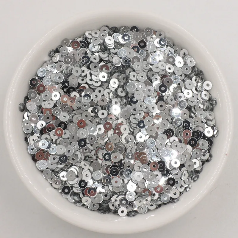10g/Lot 3mm Plana Redonda PVC Sequns Costura Artesanal Lentejuelas Para Paillettes La Boda Vestido Zapato Tapas DIY Accessories