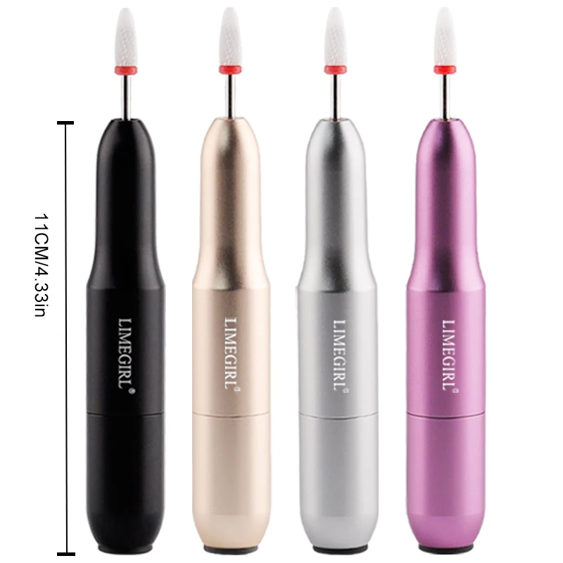 ポータブル電動ネイルドリルマシン,USB,プロの研磨装置,アクリルジェル削除用ツール,20000rpm