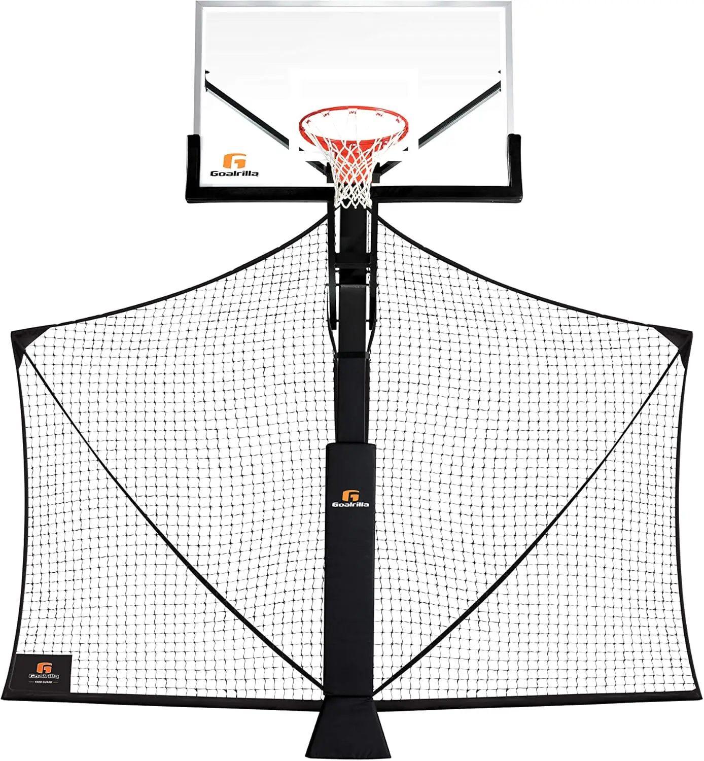 

Yard Guard Easy Fold Defensive Net System Quickly Installs on Any Goalrilla Basketball Hoop