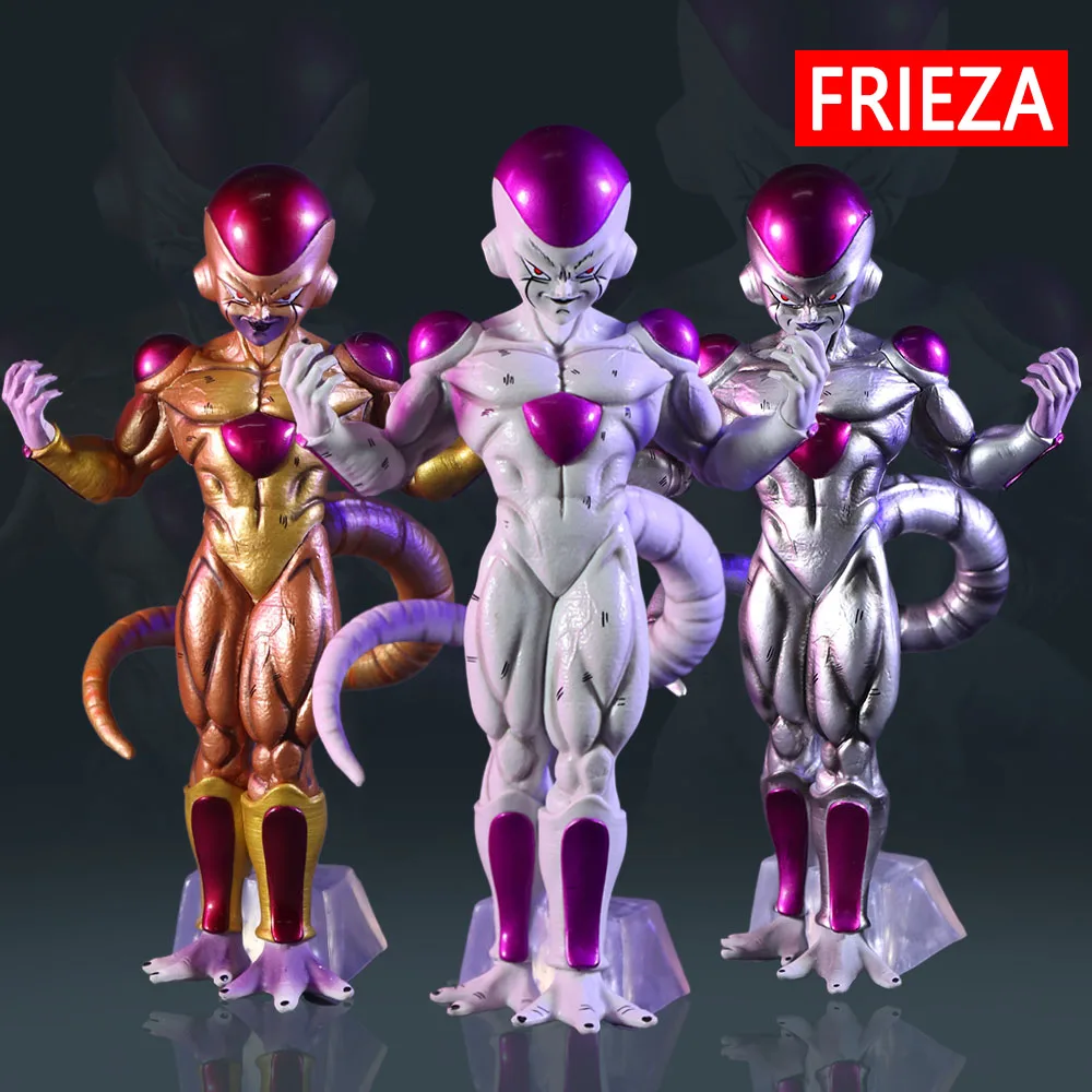 

10 см/3,93 дюйма аниме Dragon Ball Z фигурка DBZ серебристая фигурка Frieza золотая Frieza Embrace Puar ПВХ аниме Коллекционная модель игрушки подарки
