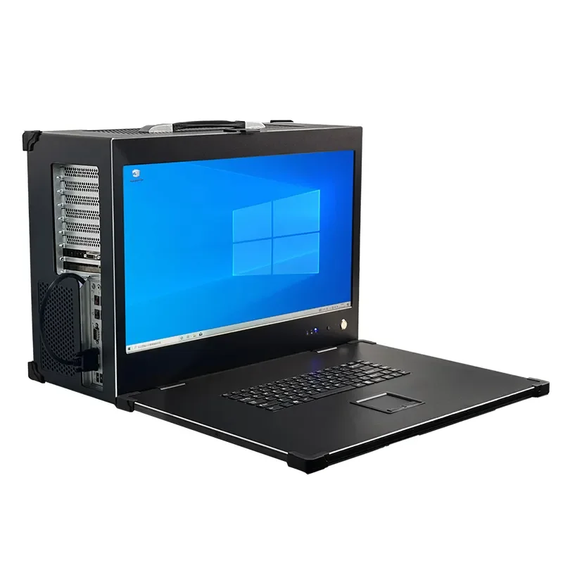 New Coming portable 21 inch LCD Display 1920*1080 Resolution Industrial Portable Rugged Computer Case  server case