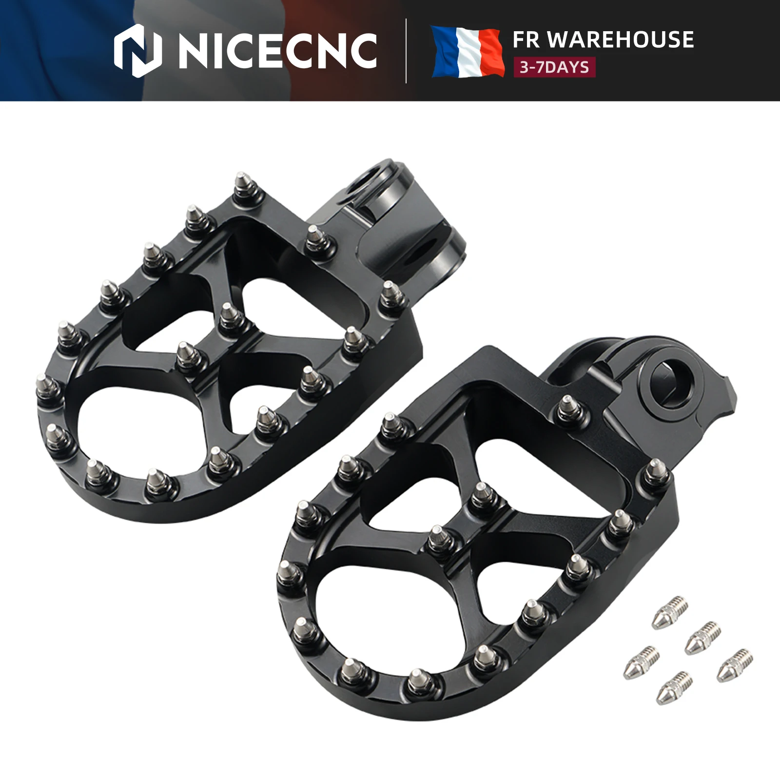 Für KTM 690 Enduro R SMC R 2008-2024 950 990 1090 1190 1290 Adventure/R/S/T 2013-2024 Fußrasten Fußstützen Fußpedale