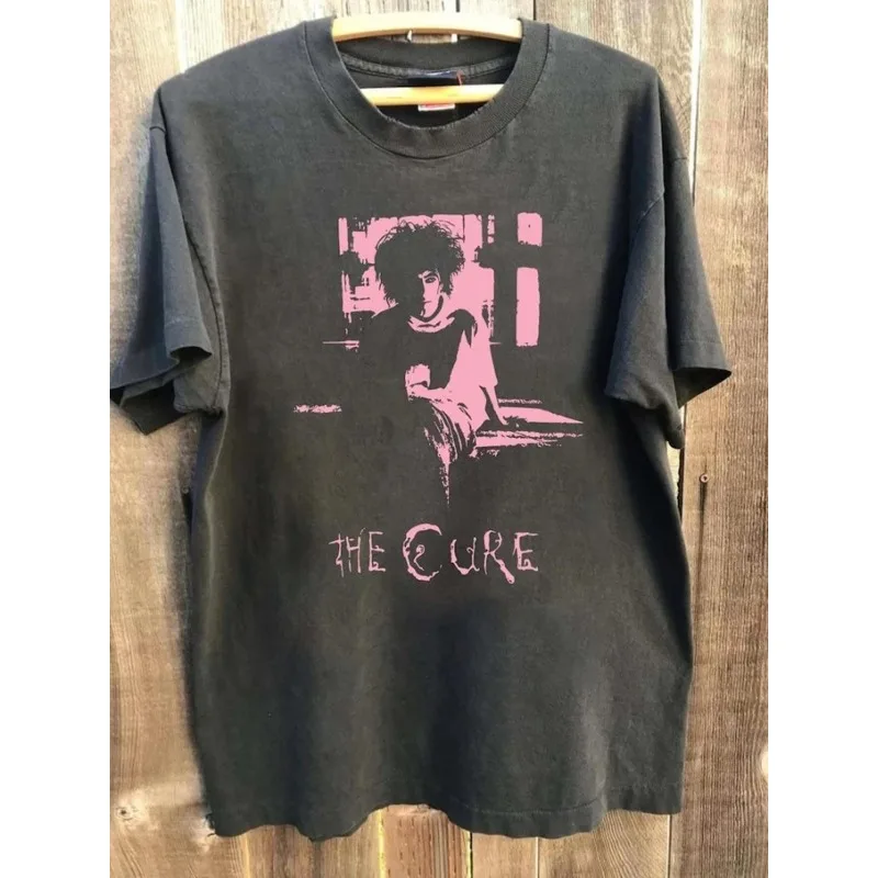 The Cure 90s Retro T-shirt, Summer New Men's Street Style T-shirt Around The Cure, Suitable for Both Men and Women