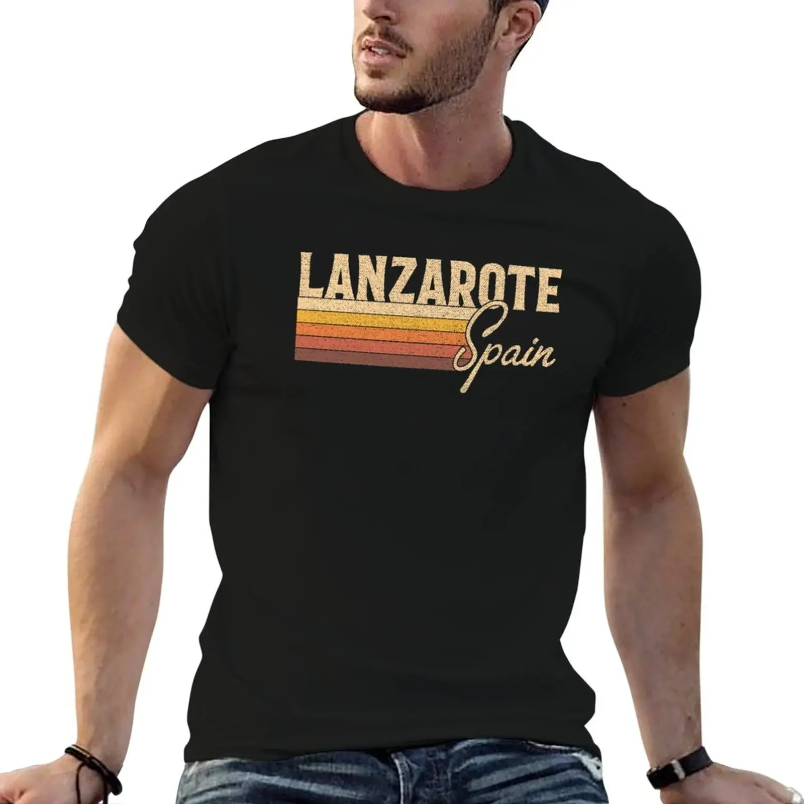 

Lanzarote Spain T-Shirt anime figures plain new edition for a boy tshirts for men