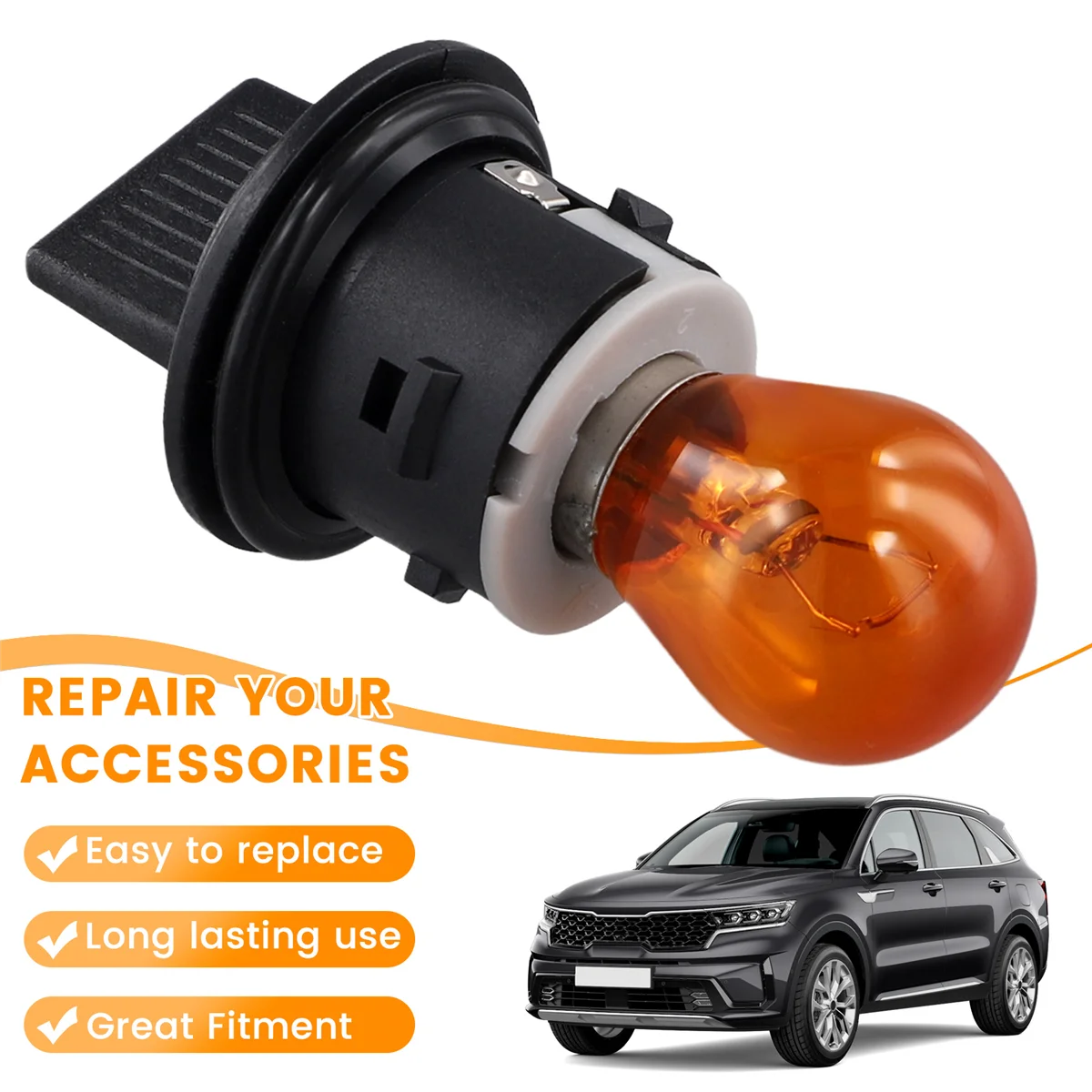 92166-A9100 لكيا كرنفال فورتي سول سيليتوس سورينتو سيارة لمبة حامل الجمعية الجبهة بدوره مصباح إشارة غطاء غبار المقبس