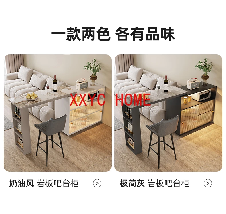 Coffee Extendable Bar Tables Dining Room Cocktail Modern Long Bar Tables High Kitchen Keuken Tafeljes Home Furniture YY50BT