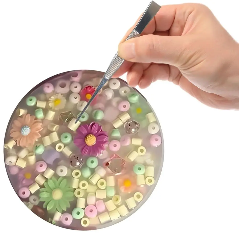 Silicone Floral Picky Pad Stress Relief Anxiety Toy Pad Pick Pad Fidget Trichotillomania 6/8/10CM Skin Picking Fidget Toy