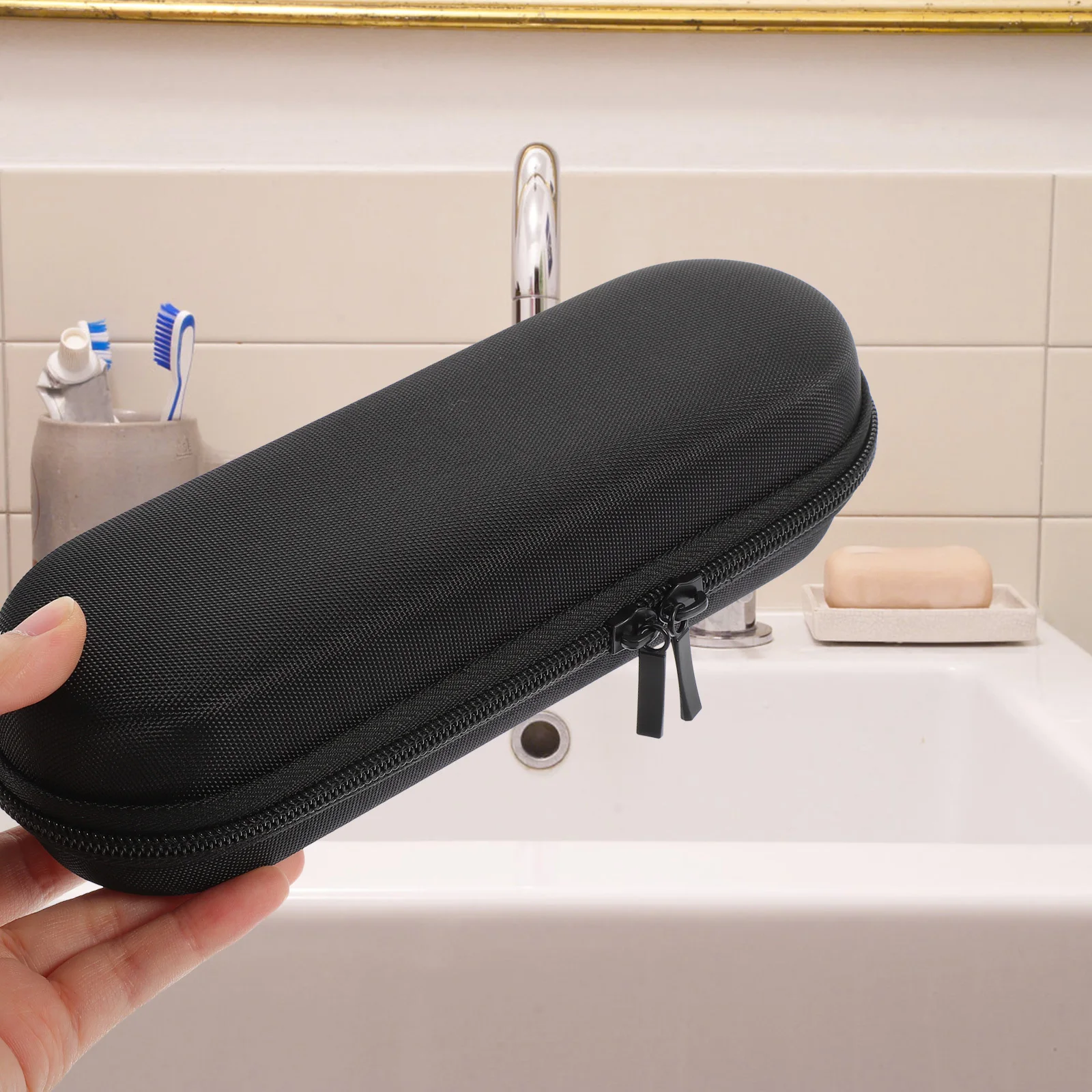 Custodia per spazzolino elettrico Borsa per spazzolino da viaggio moderna Protezione antipolvere impermeabile Regalo ideale per i viaggiatori