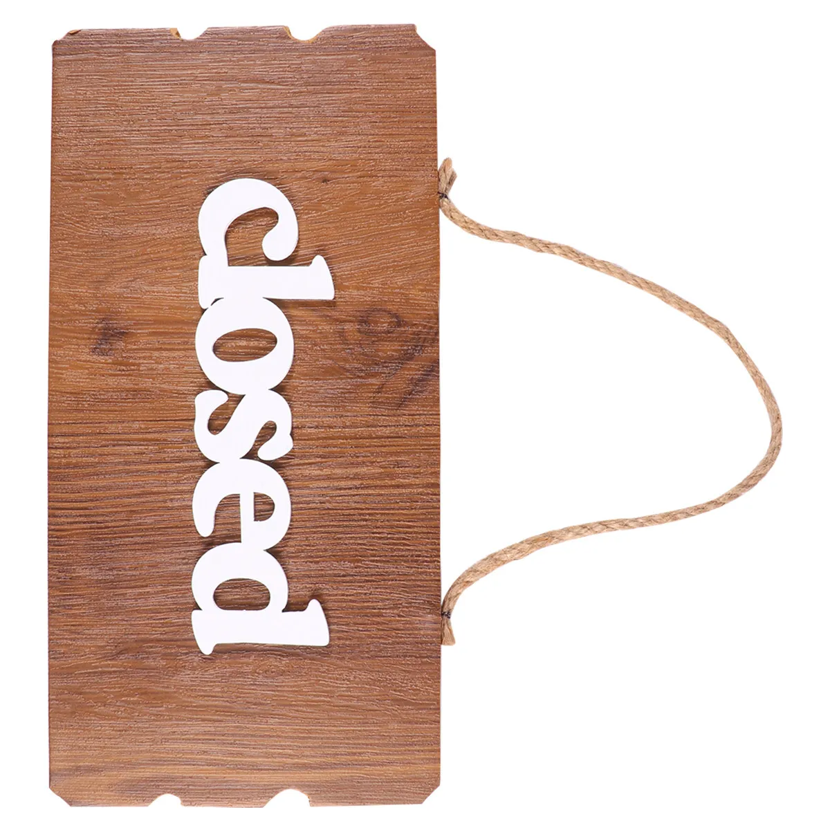 Wooden Retro Hanging Open Closed Sign Decorative Wall Door Board for Store Restaurant Bar Open Hanging Board Summer Wood Sign