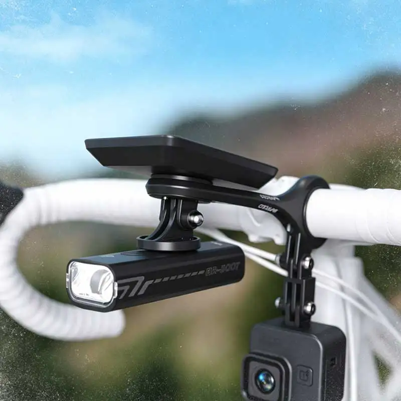 Soporte para Ciclocomputador, GPS, Faro y Cámara de Acción, Adaptador M5 M6 M6W, Soporte Multifuncional para Bicicleta