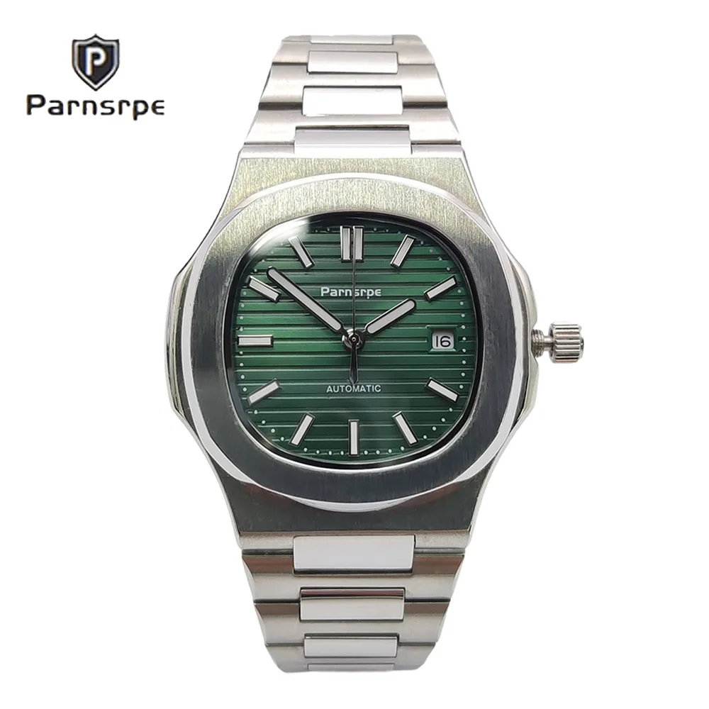 8 Colors Dress 42MM Square Case NH38 Automatic men's Watch blue dial Sapphire Glass Luminous Automatic Watch reloj hombre