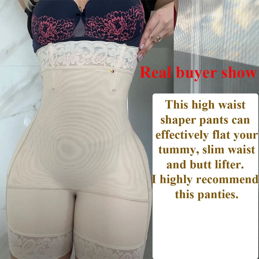 Colombian Girdles Shaper Women High Waist Shapewear Tummy Control Panties firm Body Shaper Butt Lifter Underwear