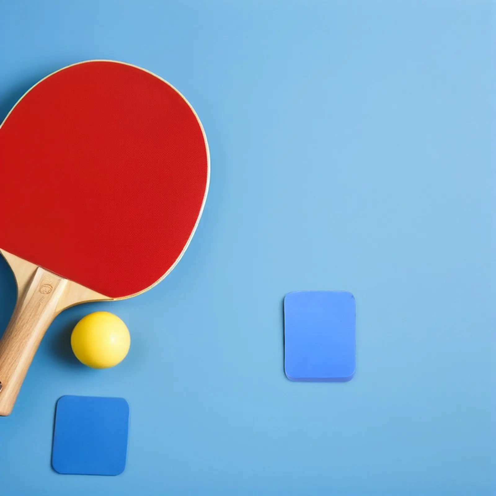 5Pcs Table Tennis Paddle Cleaning Sponge - Soft Rubber Care Sponge Wipe for Grip Restoration Portable Racket Cleaner Table