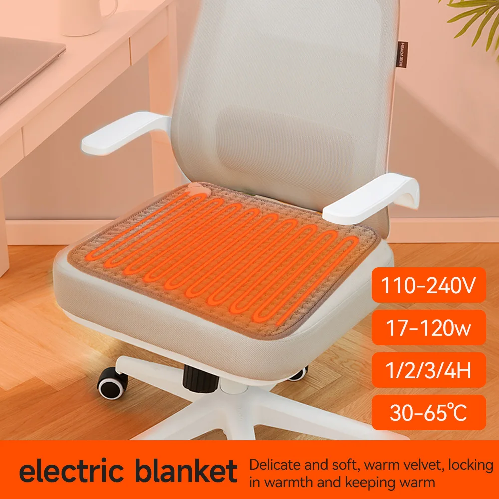 Multifunctional Electric Heating Pad Heater Plush Blanket Warm Cushion Waterproof Warm Blanket Mat for Hand Waist Leg Warmer