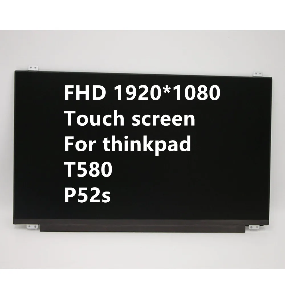 Original para Lenovo Thinkpad P52s T580 Tela Lcd Fhd Toque Nv156fhm-t00 V8.2 01yu836 01lw115 01yr205 Novo