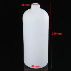 1L High Pressure Washer Foam Pot Plastic Replacement Foam Bottle For 2000-5000 Psi High Pressure Washer Snow Foam Lance