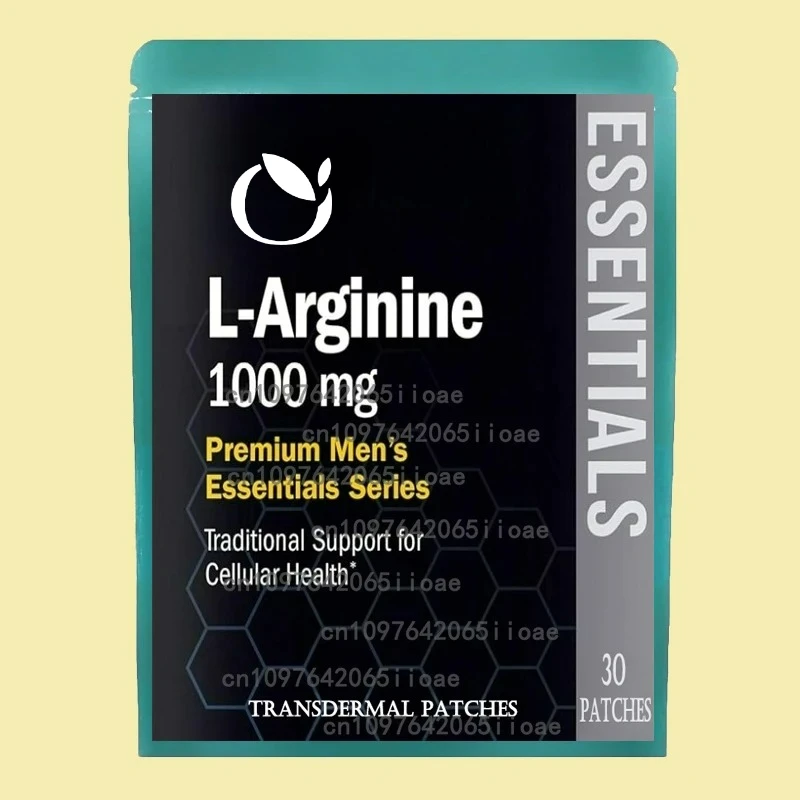 30 cerotti L Arginina Aminoacidi Complex Cerotti transdermici Ossido nitrico per uomo Booster