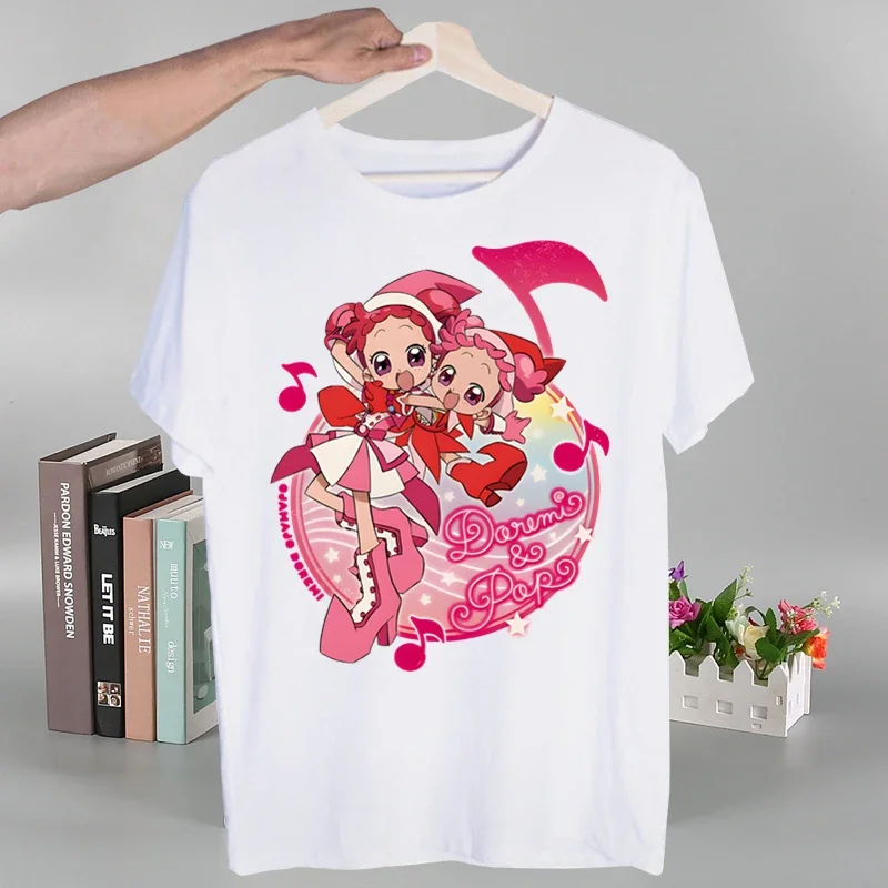 Ojamajo Doremi Magical  Harajuku T-shirts Summer Men/Women Hip Hop Funny Print Tshirt Streetwear t shirt Short Sleeve Tee Top