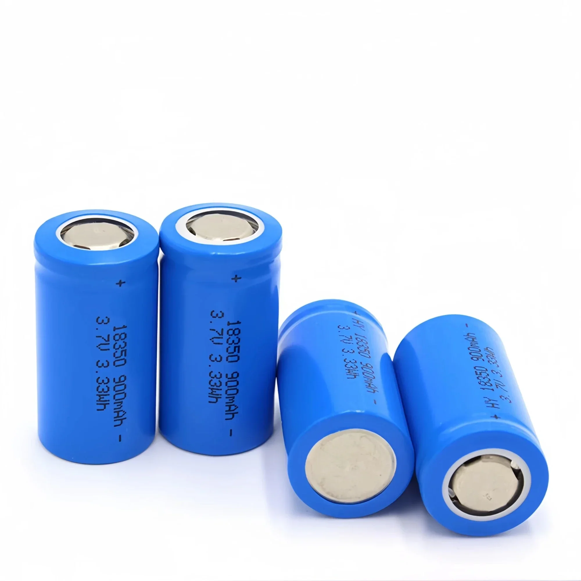 18350 batteries 3.7V 900mAh Rechargeable lithium battery with Flat top for Flashlight Fan Laser pointer pens Camera Vape Juicer