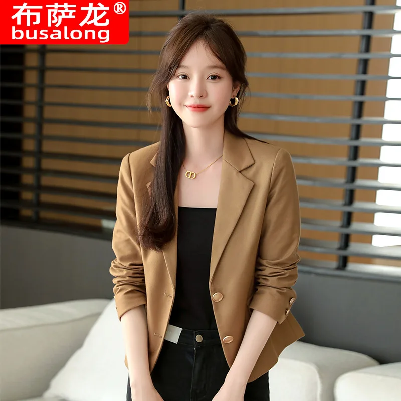 

2025New Stylish Fashion Suit Casual Women's Long Sleeve Professional Blazer Formal Jacket Workwear8621