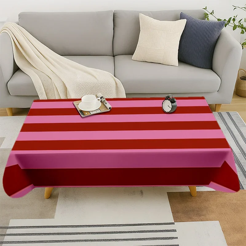 JIT 1pc Soft and Fashionable Elegant Printed Tablecloth, 2D Flat, Suitable for Picnic/Outdoor Dining Table/Landscaping Tablexzj