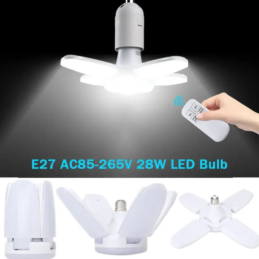 Led Spotlights Home Smart Bulb E27 Focus With Wireless Remote Control For Ceiling Bulb 220V Fan Blade Led Bulb House Ac85-265V