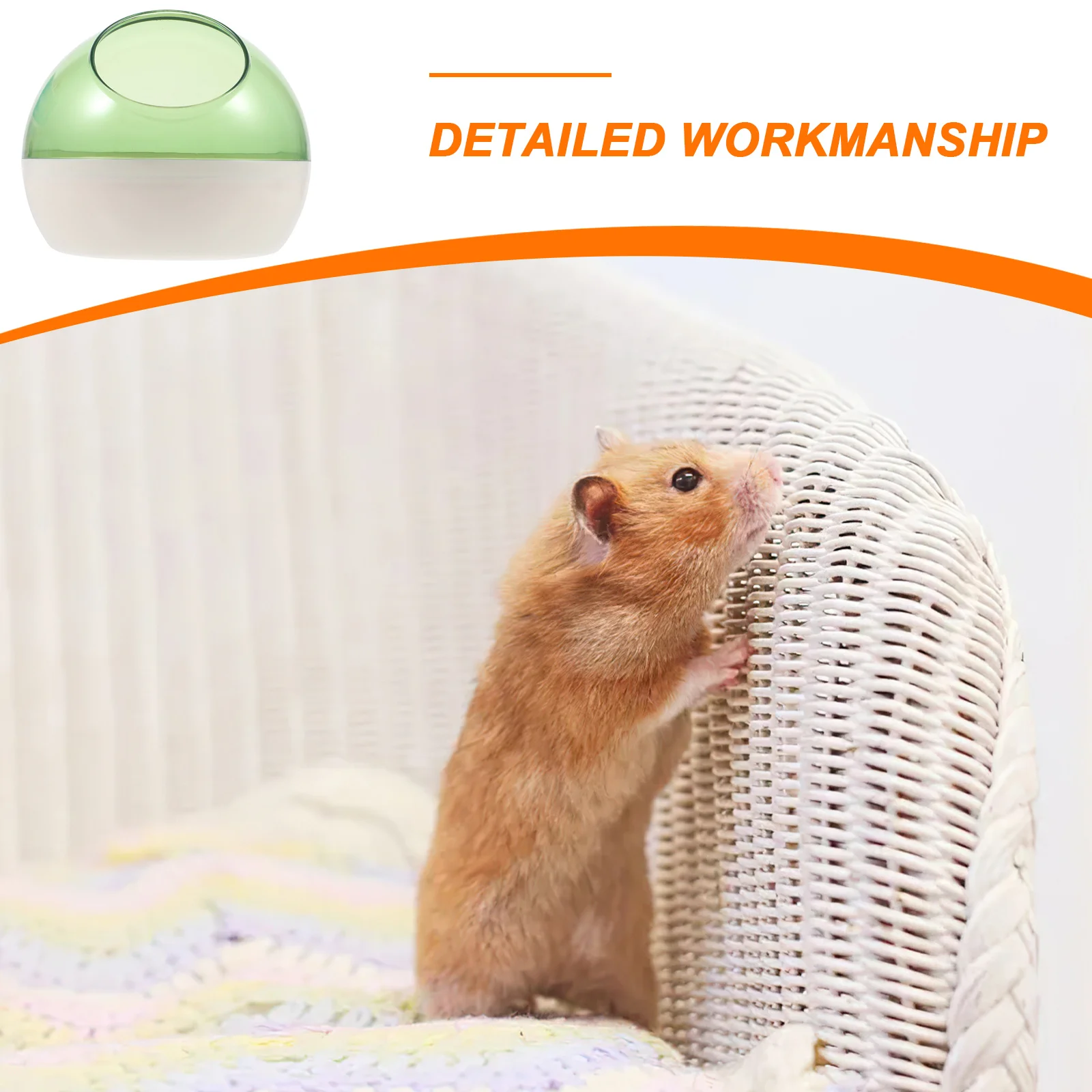 

Hamster Sand Box For Small Animals Smooth Edges Easy Clean Durable Plastic Pet Bath Container Hamster Litter Tray Guinea Pig