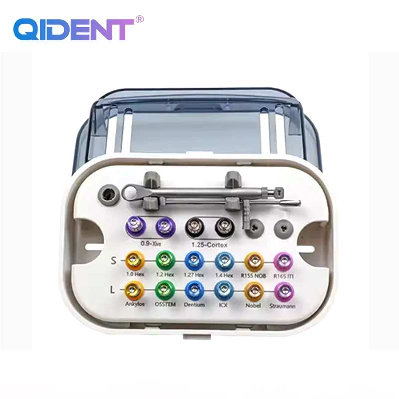 

Набор отверток для зубных имплантатов, динамометрический ключ, инструменты для восстановления зубных имплантатов с 16 драйверами