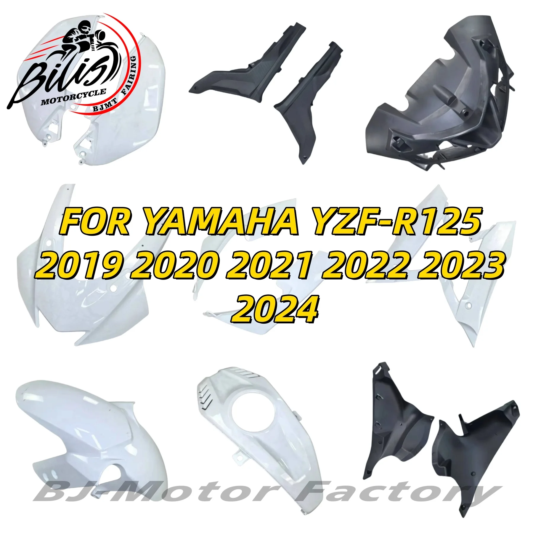 

Front Fender Mudguard Hugger Wheel Cover Splash Guard for Yamaha YZF R125 YZF-125 19-2020 2021 2022 24 YZF125 Accessories Moto