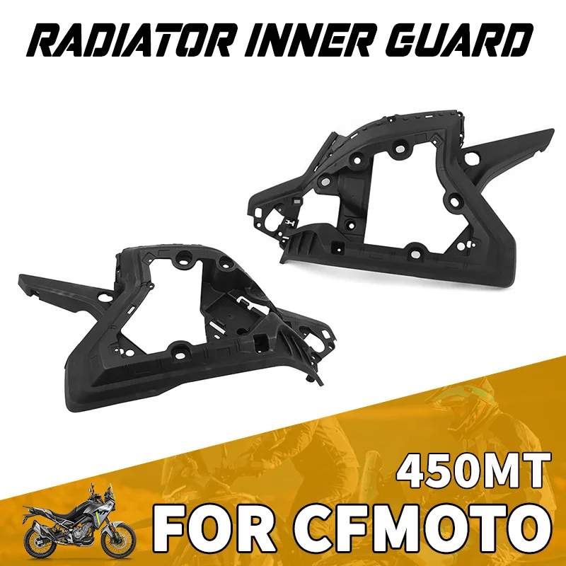 For CFMOTO 450MT Radiator Left and Right Inner Protection Plate Moto Accessories CF Moto 450 MT Guard Motorcycle Parts