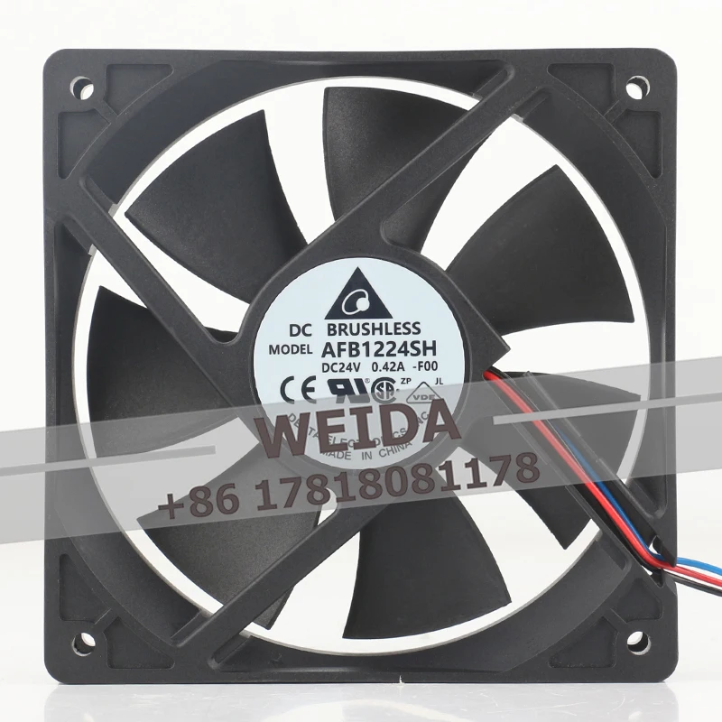 

Новая оригинальная модель Delta AFB1224SH 12025 24В 0.42А 10.08Вт высокопроизводительный частотный преобразователь с вентилятором охлаждения