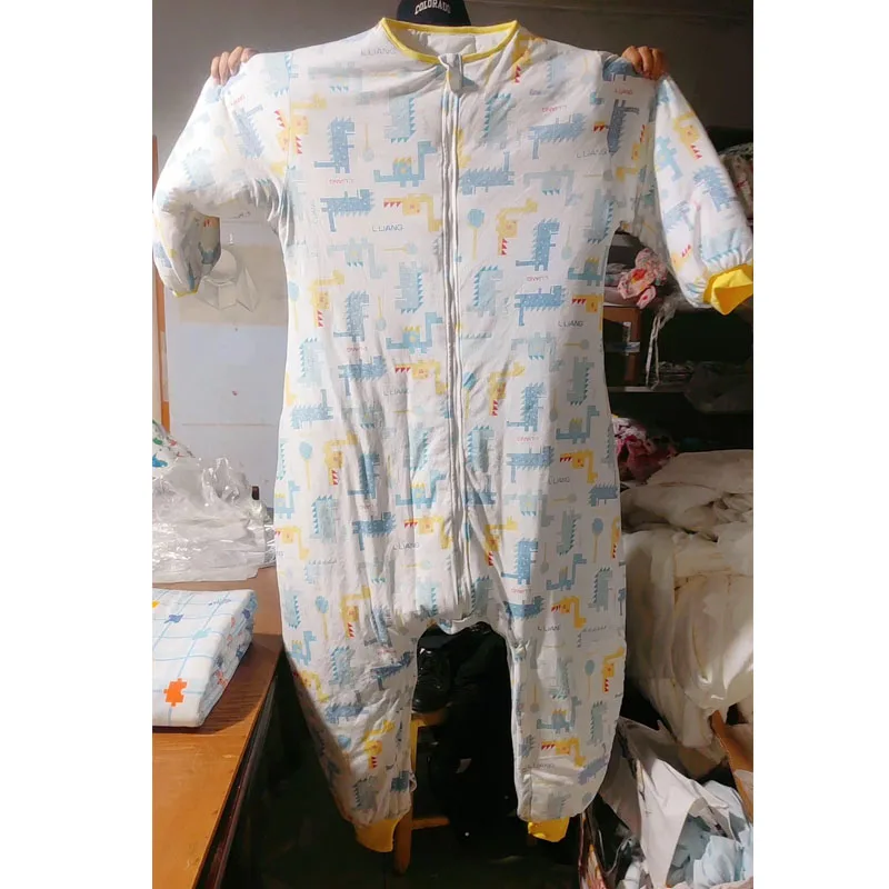 Adult Plus Size Cotton Cartoon Printed Onesie Cotton Pajamas ABDL Split Legs Zipper Jumpsuit Soft Cozy Warm DDLG Diaper Rompers