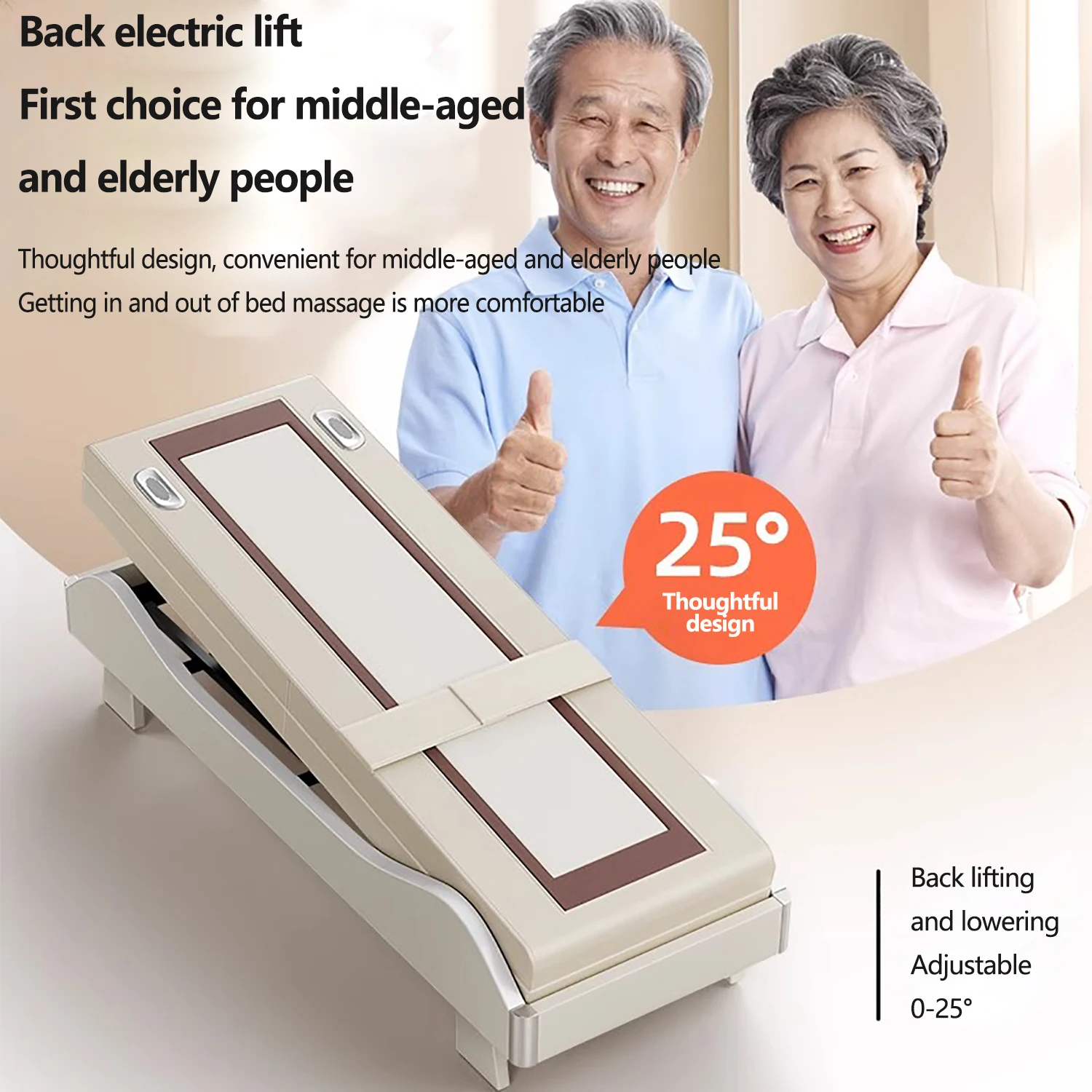 3-year warranty jade roller thermal massage bed with spinal traction Full Body Roller System and Carbon Fiber Heating Panels