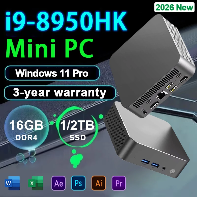�y�Z�[�����z�y3�N�ۏ؁z�~�jPC Windows 11 �V�^ Core i9 8950HK 16GB RAM 1TB SSD BT5.2 �~�j�Q�[�~���O �I�t�B�X �w�K�pPC �Q�[�}�[�����f�X�N�g�b�vPC