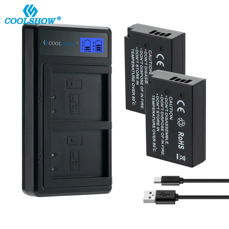 LP-E17 Batteries Charger for EOS 77D 750D 760D 200D 800D 8000D Rebel T6i T7i T6s Kiss X8i LP E17 1300mah Camera Battery